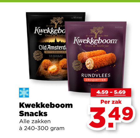 Kwekkeboom   bitterballen, snack folder aanbieding bij  Plus - details