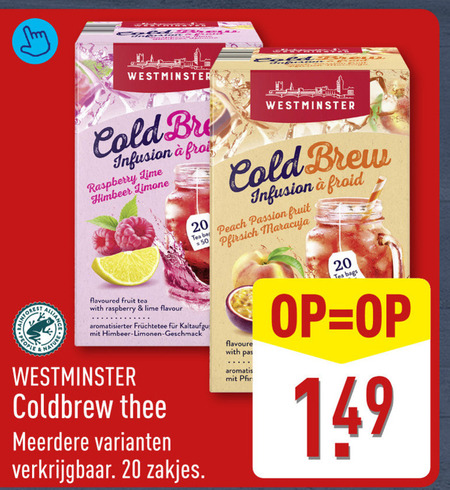 Westminster   thee folder aanbieding bij  Aldi - details