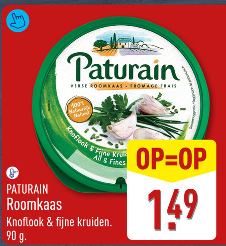 Paturain   roomkaas folder aanbieding bij  Aldi - details