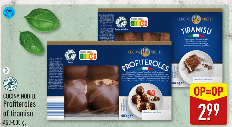 tiramisu 450 500 people nature info italie room cacaopoeder vanille extract partir poudre cacao italien sahne der nicht em cocoa nutri score mascarpone lange vingers eieren instantkoffie forest biscuits la coffee mcafee cucina nobile profiteroles soes gevuld creme chocoladesaus choux saveur sauce chocolat alcohol sabor chocolate ge dessert italiaanse receptuur estilo gebruiken bis folder aanbieding bij Aldi