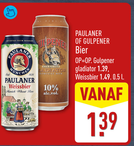 Gulpener Gladiator   speciaalbier folder aanbieding bij  Aldi - details