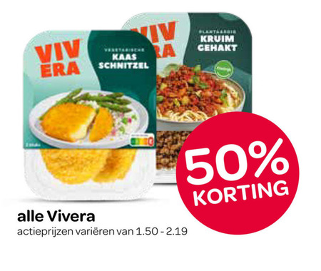 Vivera   vegetarisch folder aanbieding bij  Spar - details