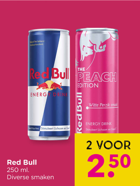 Red Bull   energiedrank folder aanbieding bij  Xenos - details