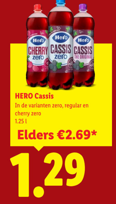 Hero   frisdrank folder aanbieding bij  Lidl - details