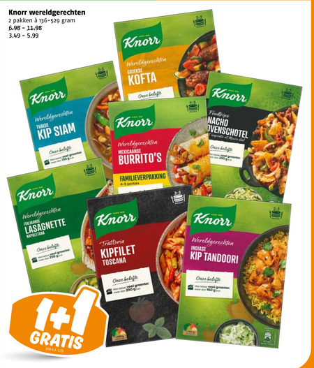 Knorr   maaltijdmix folder aanbieding bij  Poiesz - details