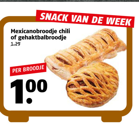 hartige broodjes 100 snack week chili gehaktbalbroodje broodje folder aanbieding bij Poiesz