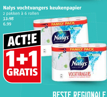 Nalys   keukenpapier folder aanbieding bij  Poiesz - details