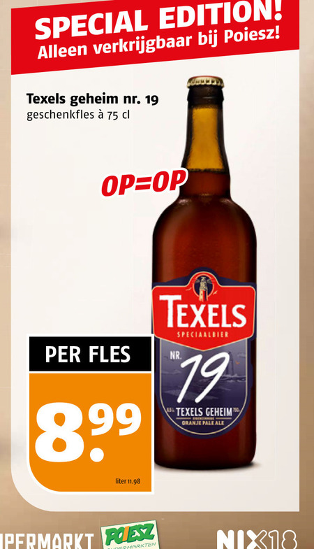 Texels   speciaalbier folder aanbieding bij  Poiesz - details
