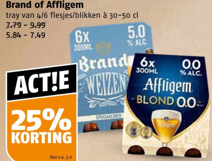 Affligem   speciaalbier folder aanbieding bij  Poiesz - details