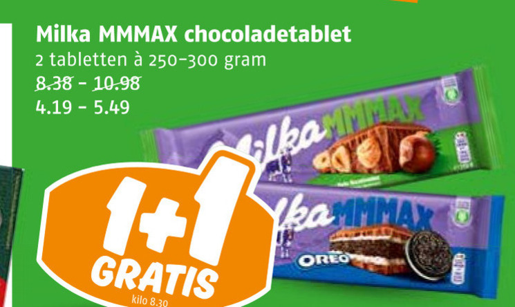 Milka   chocolade folder aanbieding bij  Poiesz - details