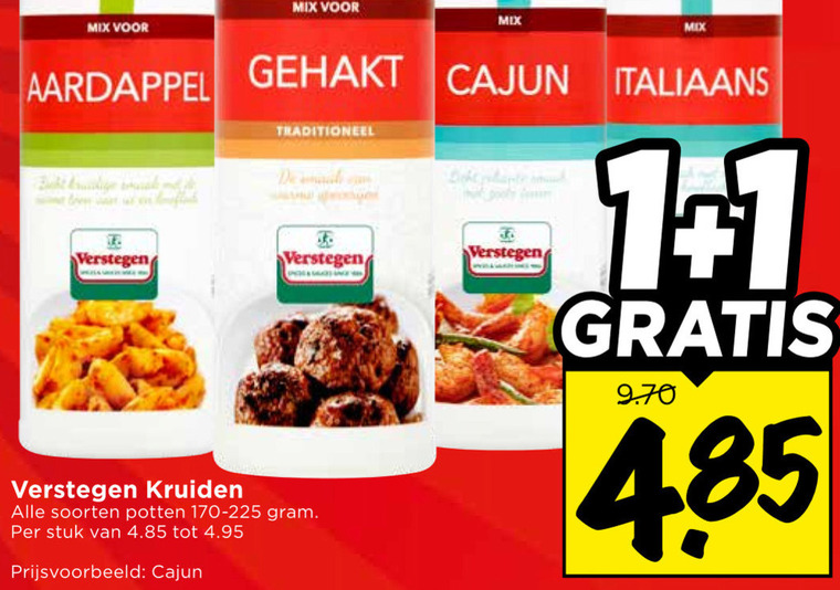 Verstegen   kruiden folder aanbieding bij  Vomar - details