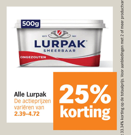 lurpak   roomboter folder aanbieding bij  Albert&nbsp;Heijn - details