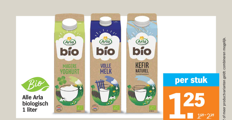 Arla   melk, yoghurt folder aanbieding bij  Albert&nbsp;Heijn - details