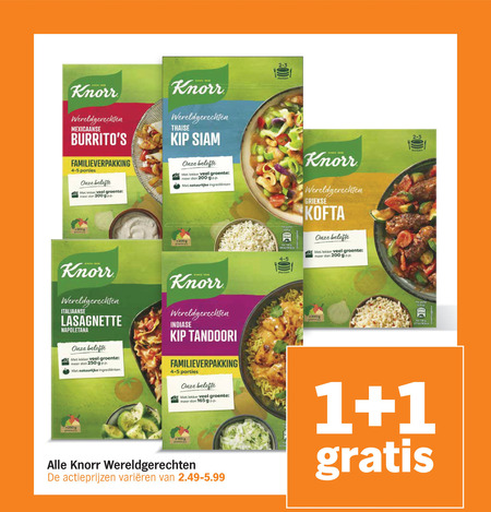 Knorr   maaltijdmix folder aanbieding bij  Albert&nbsp;Heijn - details