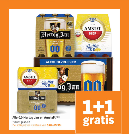 Amstel   alcoholvrij bier folder aanbieding bij  Albert&nbsp;Heijn - details