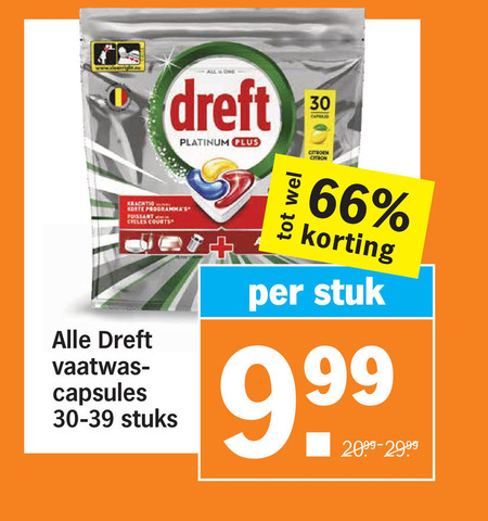 Dreft   vaatwasmiddel folder aanbieding bij  Albert&nbsp;Heijn - details