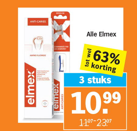 Elmex   tandpasta folder aanbieding bij  Albert&nbsp;Heijn - details