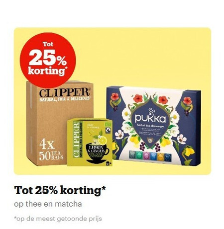 Clipper   thee folder aanbieding bij  Bol.com - details