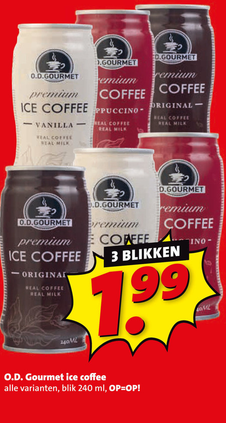 OD Gourmet   ijskoffie folder aanbieding bij  Boni - details
