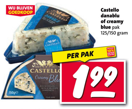 Castello   blauwe kaas folder aanbieding bij  Nettorama - details
