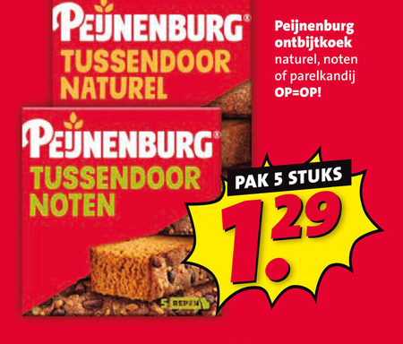 Peijnenburg   ontbijtkoekreep folder aanbieding bij  Nettorama - details