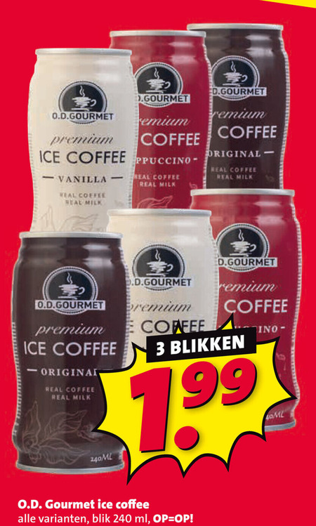 OD Gourmet   ijskoffie folder aanbieding bij  Nettorama - details