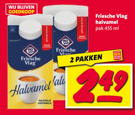 Friesche Vlag   koffiemelk folder aanbieding bij  Nettorama - details