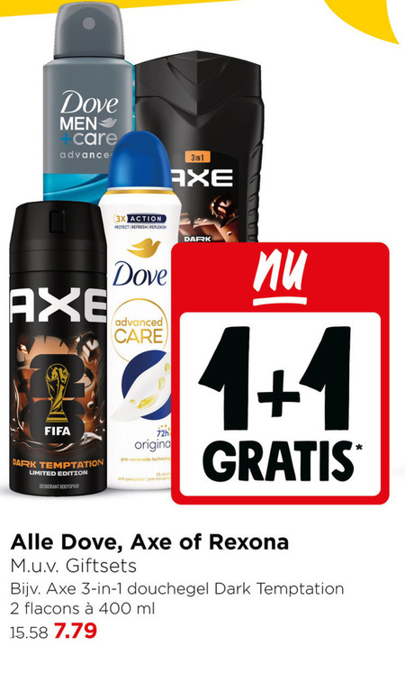 Axe   douchegel, deodorant folder aanbieding bij  Jumbo - details