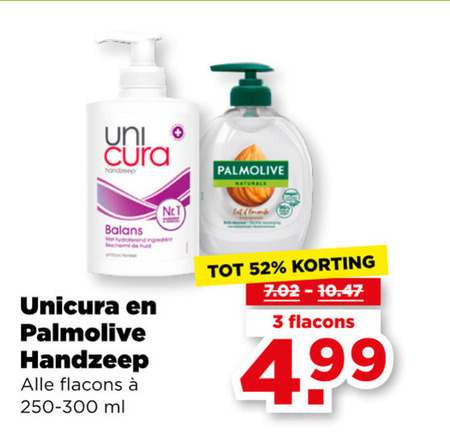 Palmolive   handzeep folder aanbieding bij  Plus - details