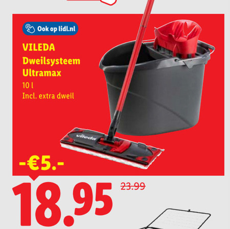 Vileda   dweil folder aanbieding bij  Lidl - details