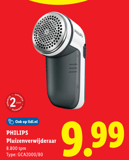 Philips   pluizentondeuse folder aanbieding bij  Lidl - details