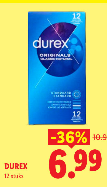 Durex   condooms folder aanbieding bij  Lidl - details