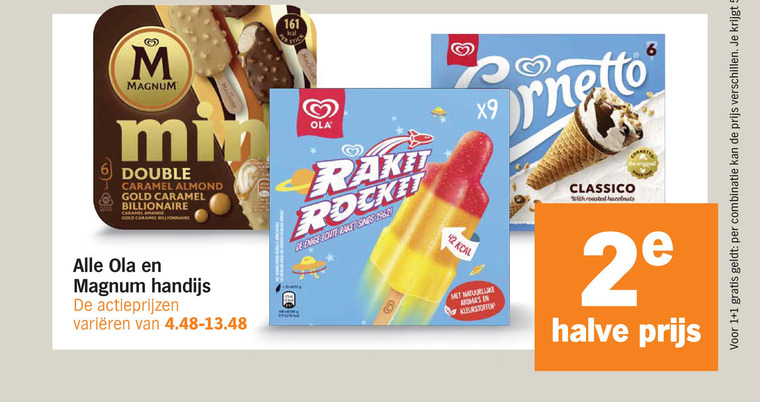 Magnum   ijslollies folder aanbieding bij  Albert&nbsp;Heijn - details