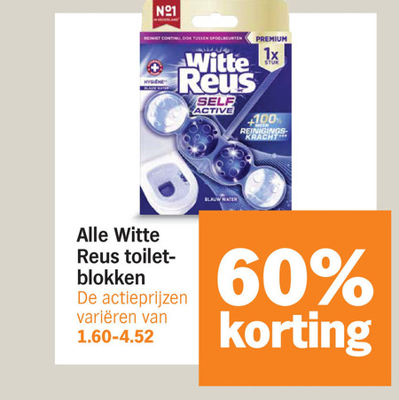Witte Reus   toiletblok folder aanbieding bij  Albert&nbsp;Heijn - details