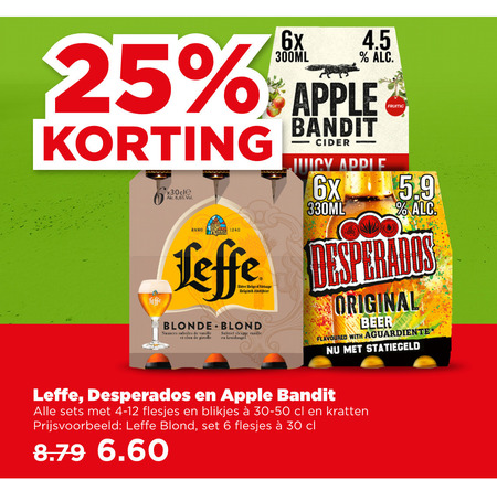 Apple bandit   speciaalbier, appelcider folder aanbieding bij  Plus - details