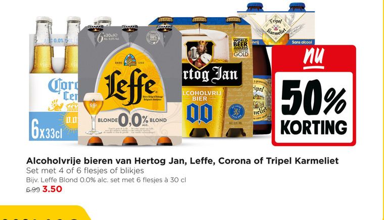 Leffe   alcoholvrij bier folder aanbieding bij  Jumbo - details