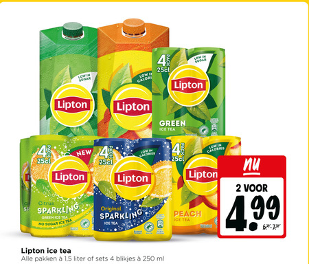 Lipton   ice tea folder aanbieding bij  Jumbo - details