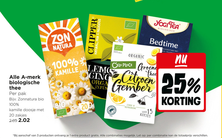 Yogi Tea   thee folder aanbieding bij  Jumbo - details