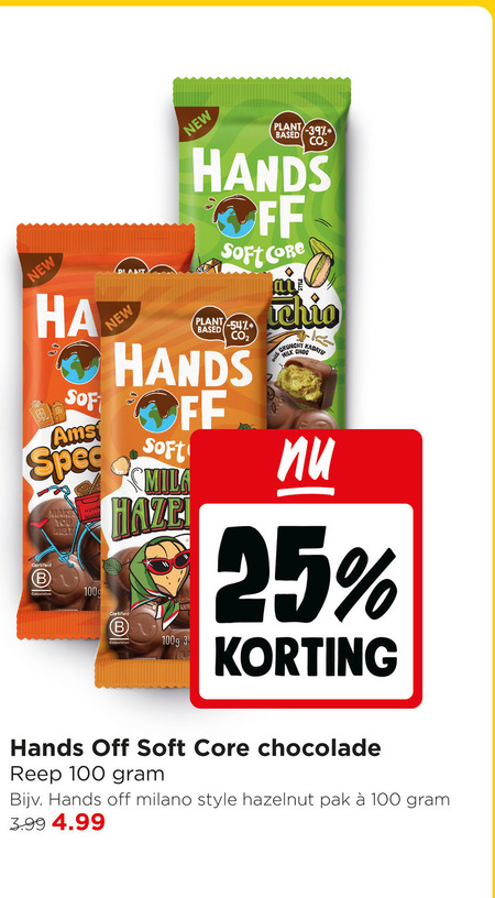 Hands off   chocolade folder aanbieding bij  Jumbo - details