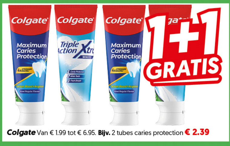 Colgate   tandpasta folder aanbieding bij  Dekamarkt - details