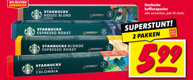 Starbucks   koffiecups folder aanbieding bij  Nettorama - details