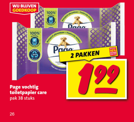 Page   vochtig toiletpapier folder aanbieding bij  Nettorama - details