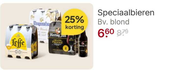 hertog jan leffe blikjes bier speciaalbieren 25 0.0 hoegaarden manila grand prestige blond folder aanbieding bij Picnic Hertog Jan blikje bier, speciaalbier folder aanbieding bij Picnic - details