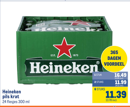 Heineken   krat bier folder aanbieding bij  Makro - details