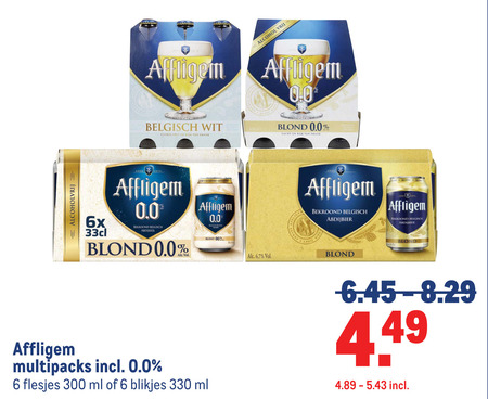 Affligem   speciaalbier folder aanbieding bij  Makro - details