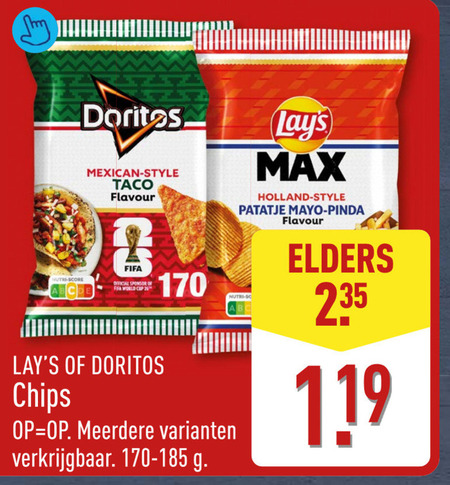 Lays   chips folder aanbieding bij  Aldi - details