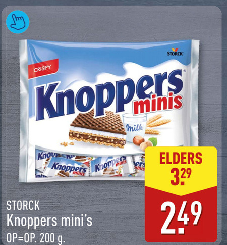 Knoppers   wafels folder aanbieding bij  Aldi - details