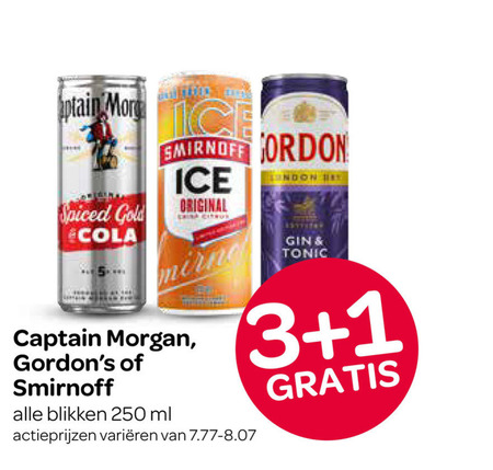Gordons   mixdrank folder aanbieding bij  Spar - details