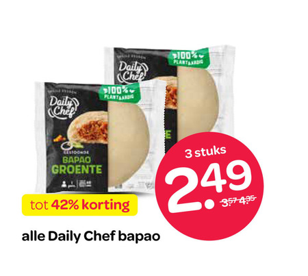 Daily Chef   bapao broodje folder aanbieding bij  Spar - details