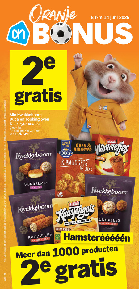 Kwekkeboom   bitterballen, kroket folder aanbieding bij  Albert&nbsp;Heijn - details